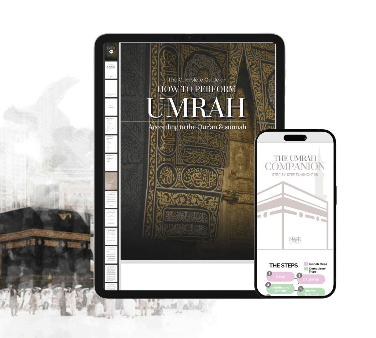 Umrah Guide & Flashcards Bundle